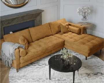 Sofa Redcap vải tay vuông